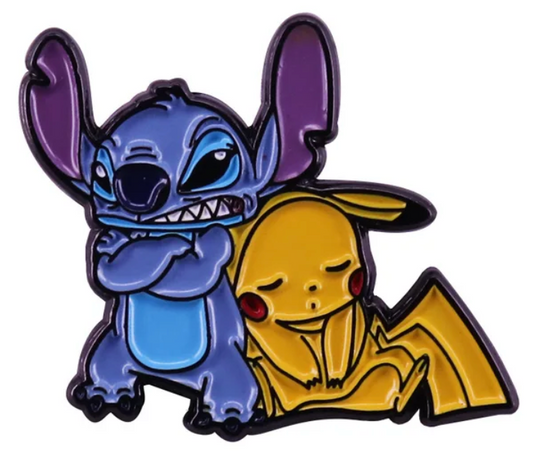 Stitch con Pikachu